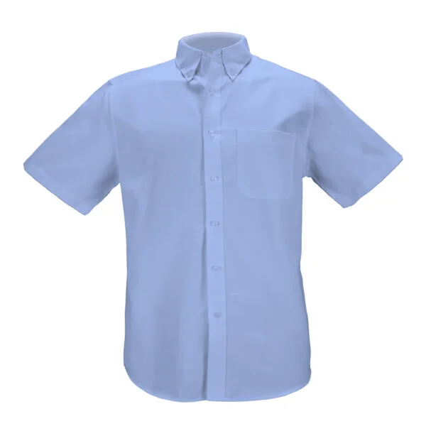 Camisa Oxford Premium, mangas cortas, con bolsillo y botones en el cuello - Imagen 6